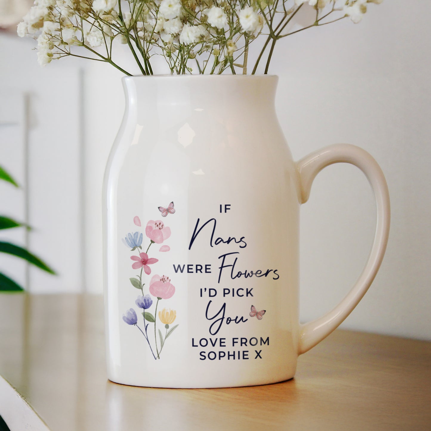 Personalised I'd Pick You Jug Vase – Valentine's Day Anniversary Gift - image 3