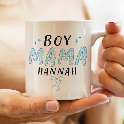 Personalised Boy Mama Mug – Mother's Day Birthday Gift for Mum - image 2