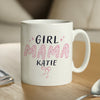 Personalised Girl Mama Mug – Mother's Day Birthday Gift for Mum