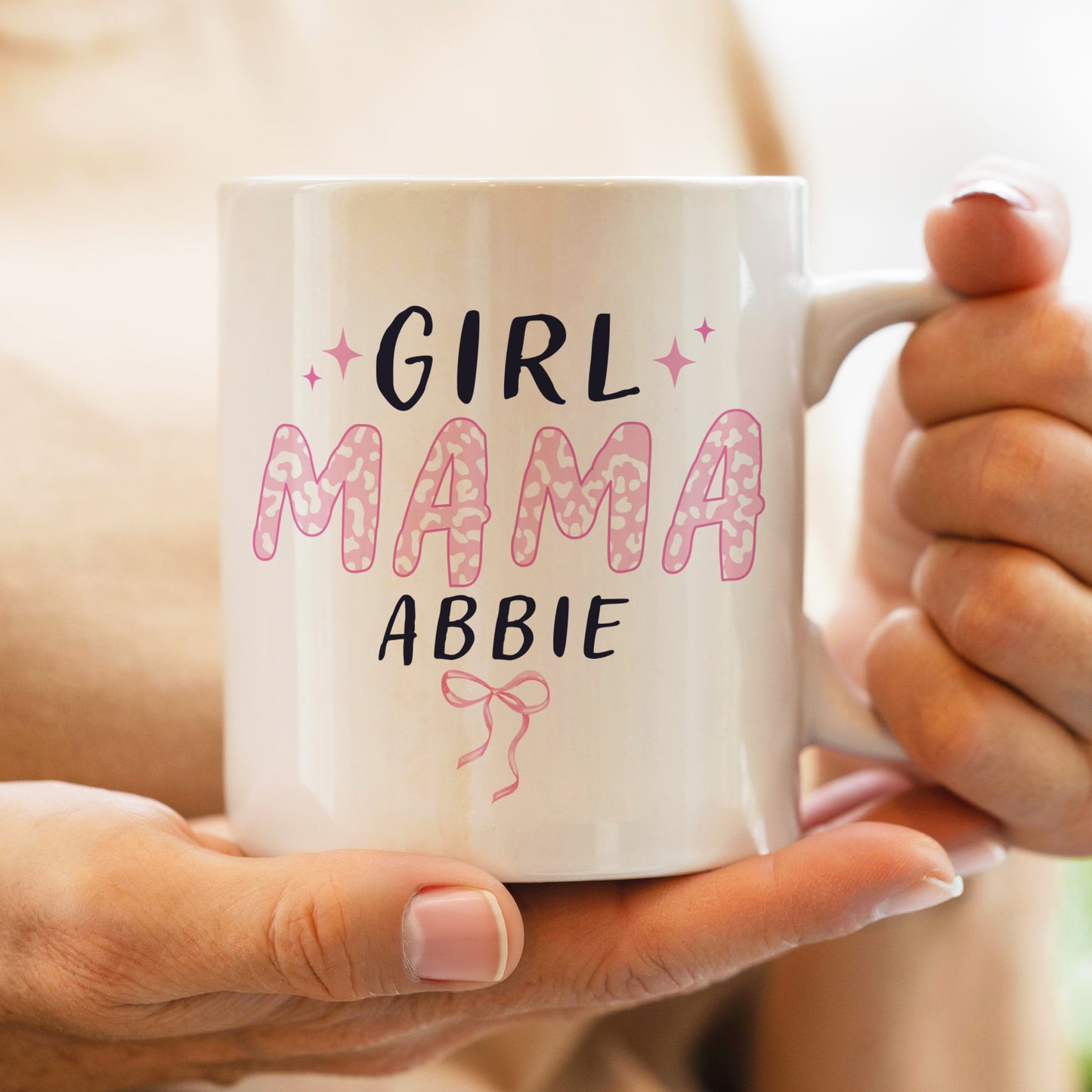Personalised Girl Mama Mug – Mother's Day Birthday Gift for Mum - image 2