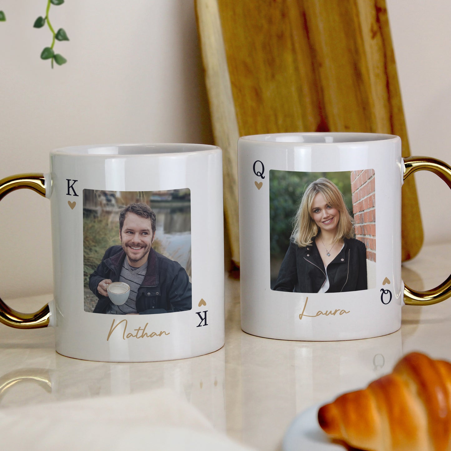 Personalised Photo Upload King Gold Handle Mug – Birthday Father's Day Gift - image 3