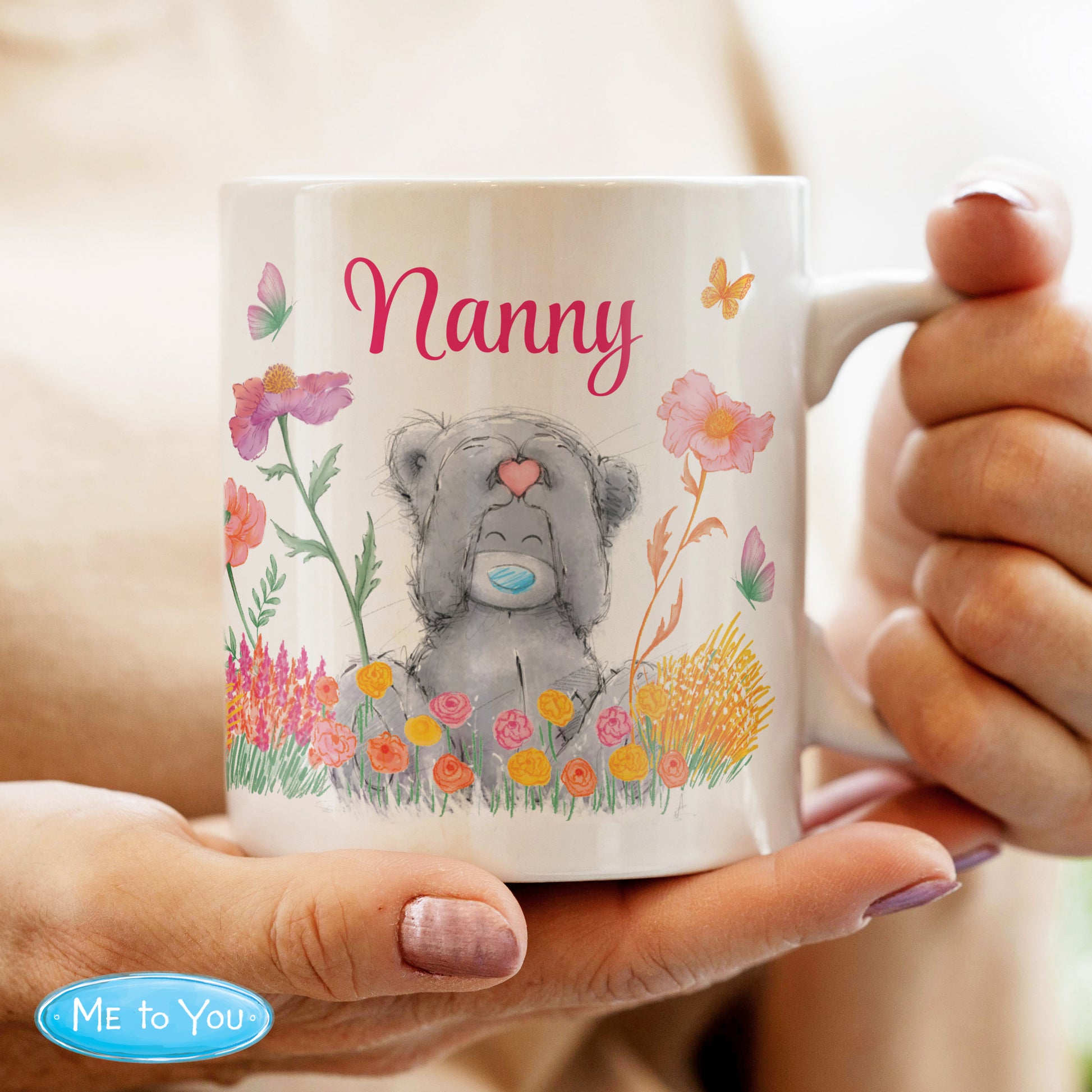 Personalised Me to You Flowery Mug – Tatty Teddy Gift - image 4