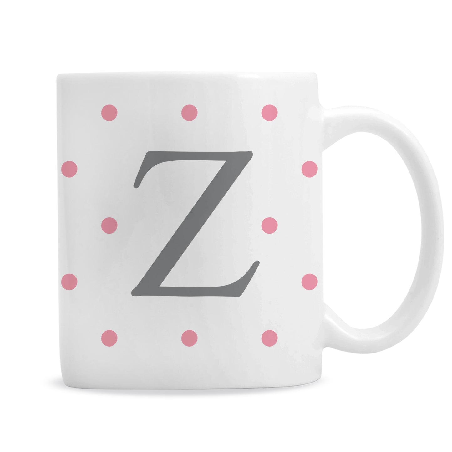Personalised Monogram Pink Spot Mug - image 6