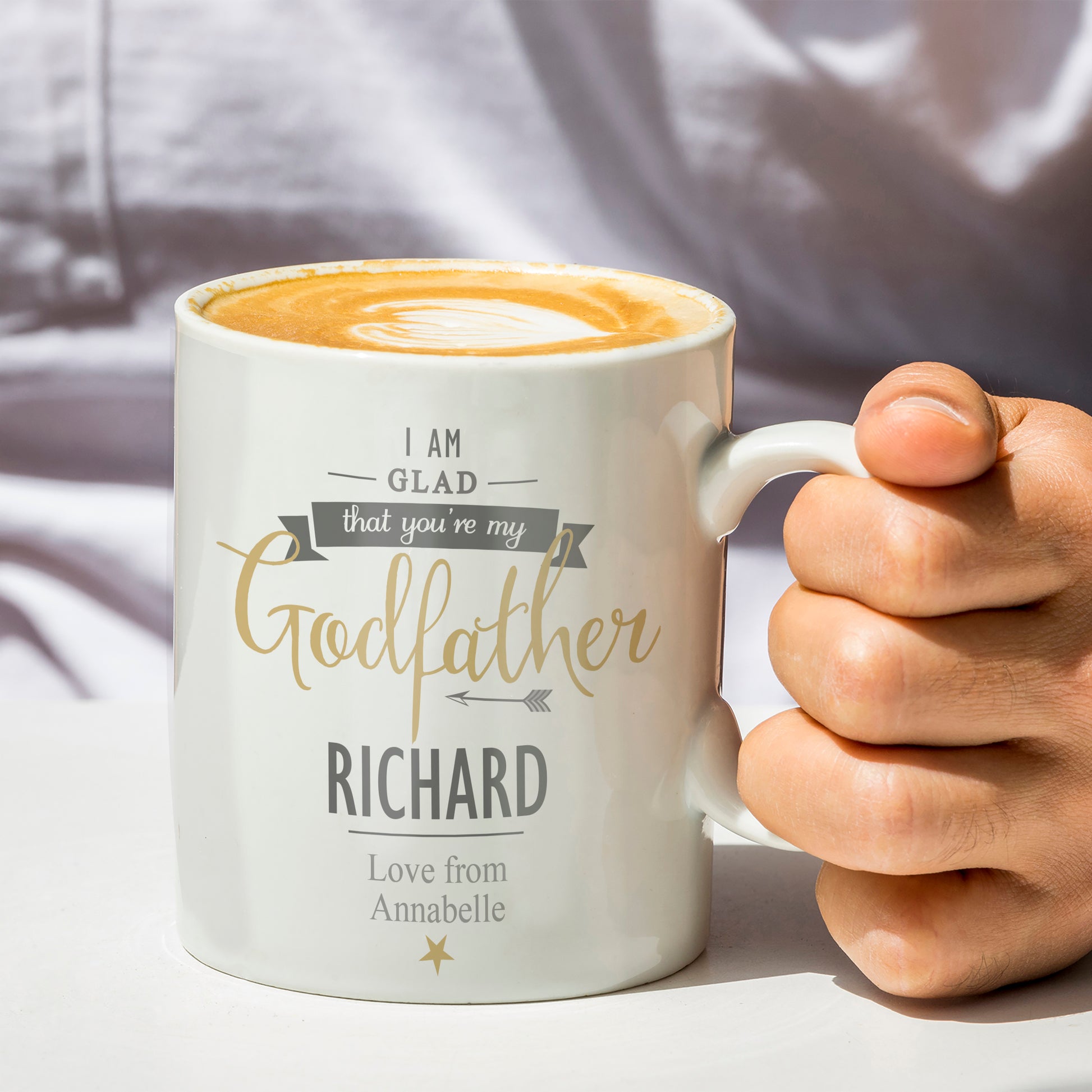 Personalised I Am Glad... Godfather Mug from Heartfelt Gifts
