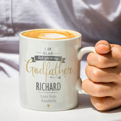 Personalised I Am Glad... Godfather Mug from Heartfelt Gifts