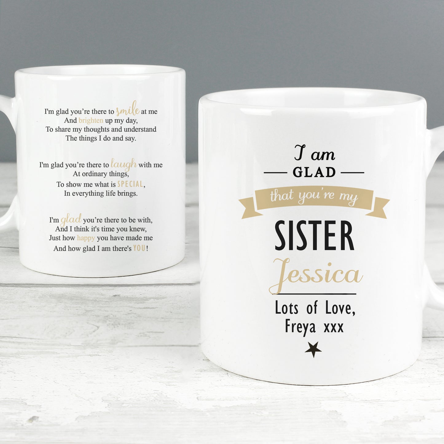 Personalised I Am Glad... Mug - image 3