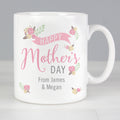 Personalised Floral Bouquet Mothers Day Mug from Heartfelt Gifts