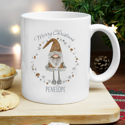 Personalised Christmas Gonk Mug from Heartfelt Gifts