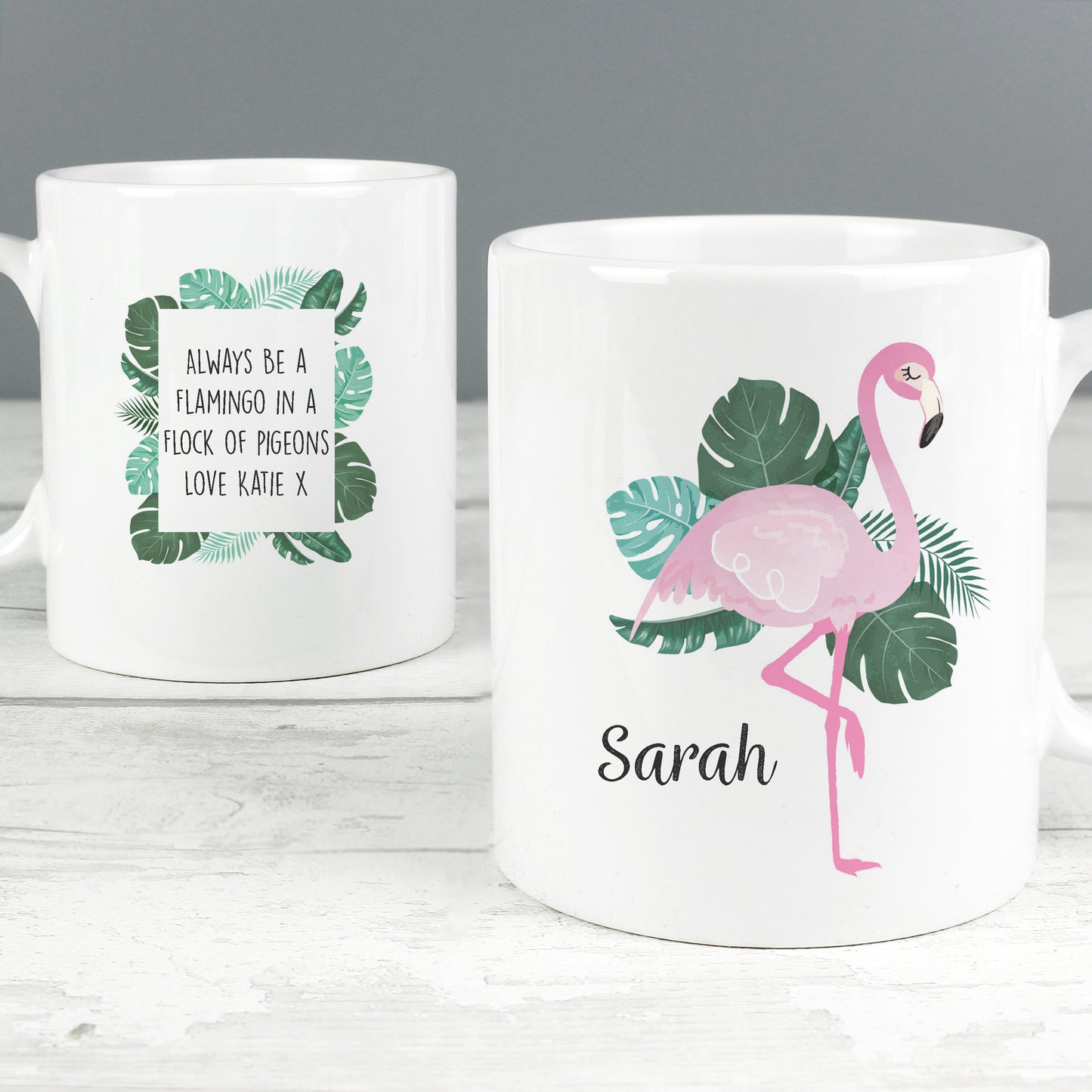Personalised Flamingo Mug - image 3