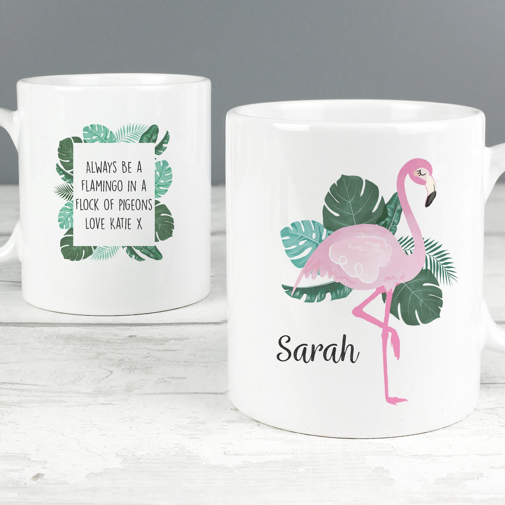 Personalised Flamingo Mug - image 3