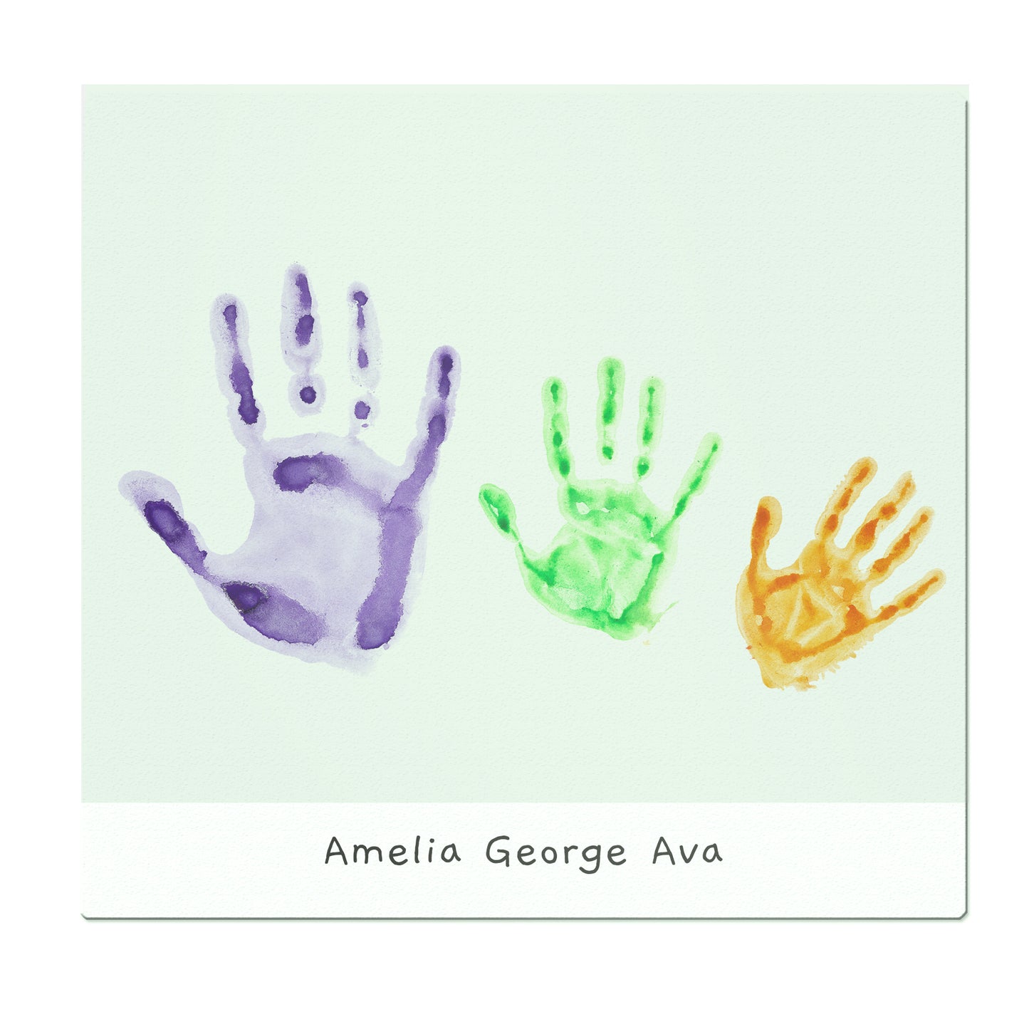 Personalised Childrens Drawing Photo Upload Glass Chopping Board/Worktop Saver - image 5