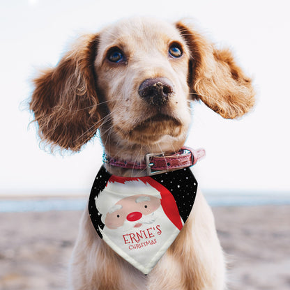 Personalised Santa Dog Bandana - image 3