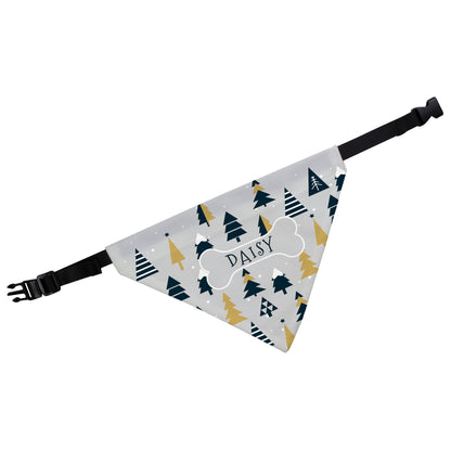 Personalised Christmas Tree Dog Bandana - image 2