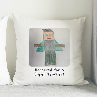 Personalised Childrens Drawing Photo Upload Cushion - image 7