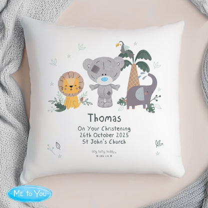 Personalised Tiny Tatty Teddy Jungle Animals Cushion from Heartfelt Gifts