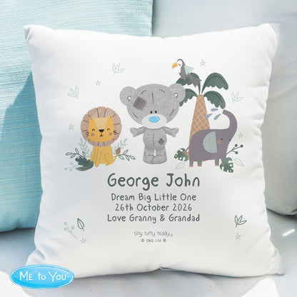 Personalised Tiny Tatty Teddy Jungle Animals Cushion - image 3