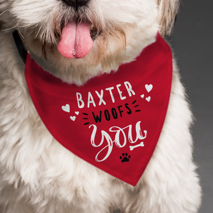 Personalised Woofs You Dog Bandana - image 4