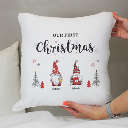 Personalised Gonk Family Christmas Cushion - image 6