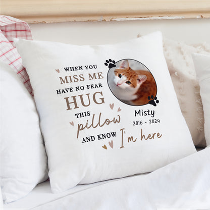 Personalised Memorial Pet Photo Upload Cushion - image 2