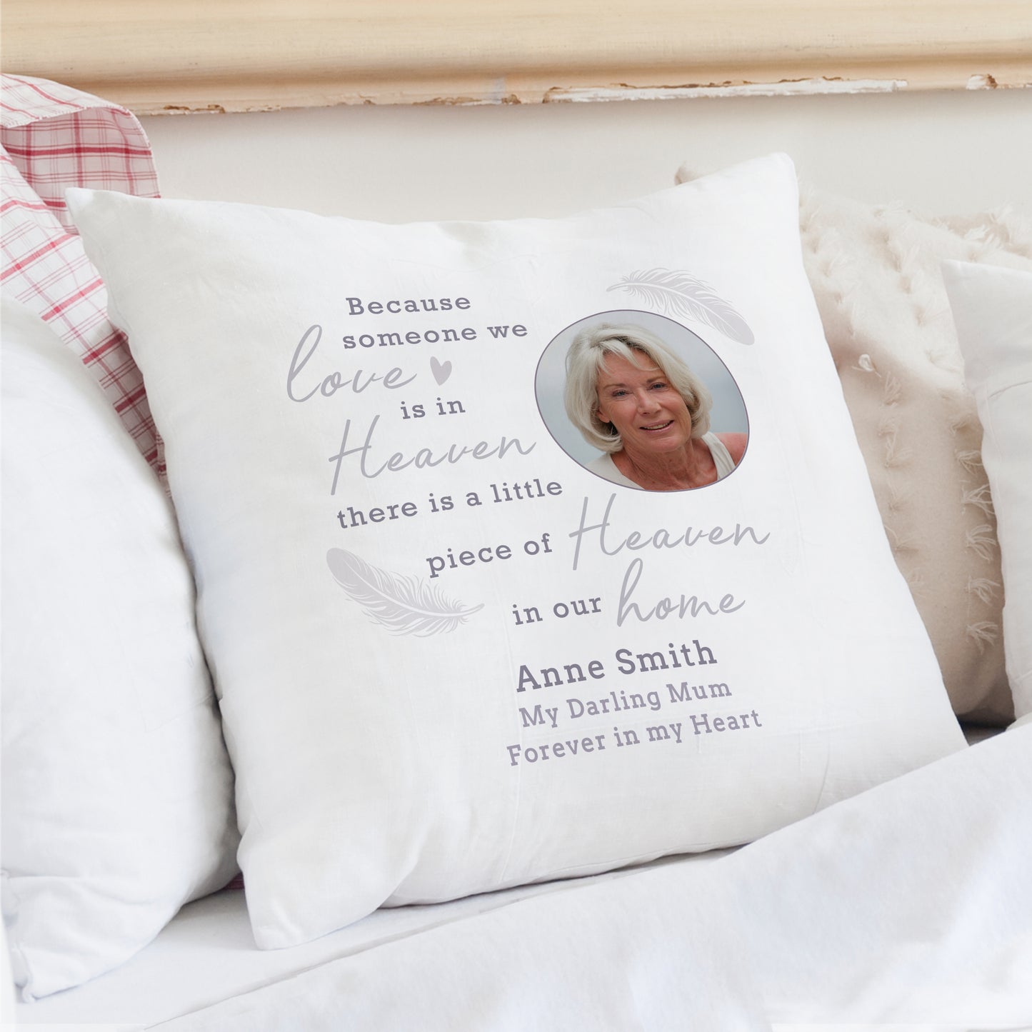 Personalised Memorial Photo Upload Cushion - image 2