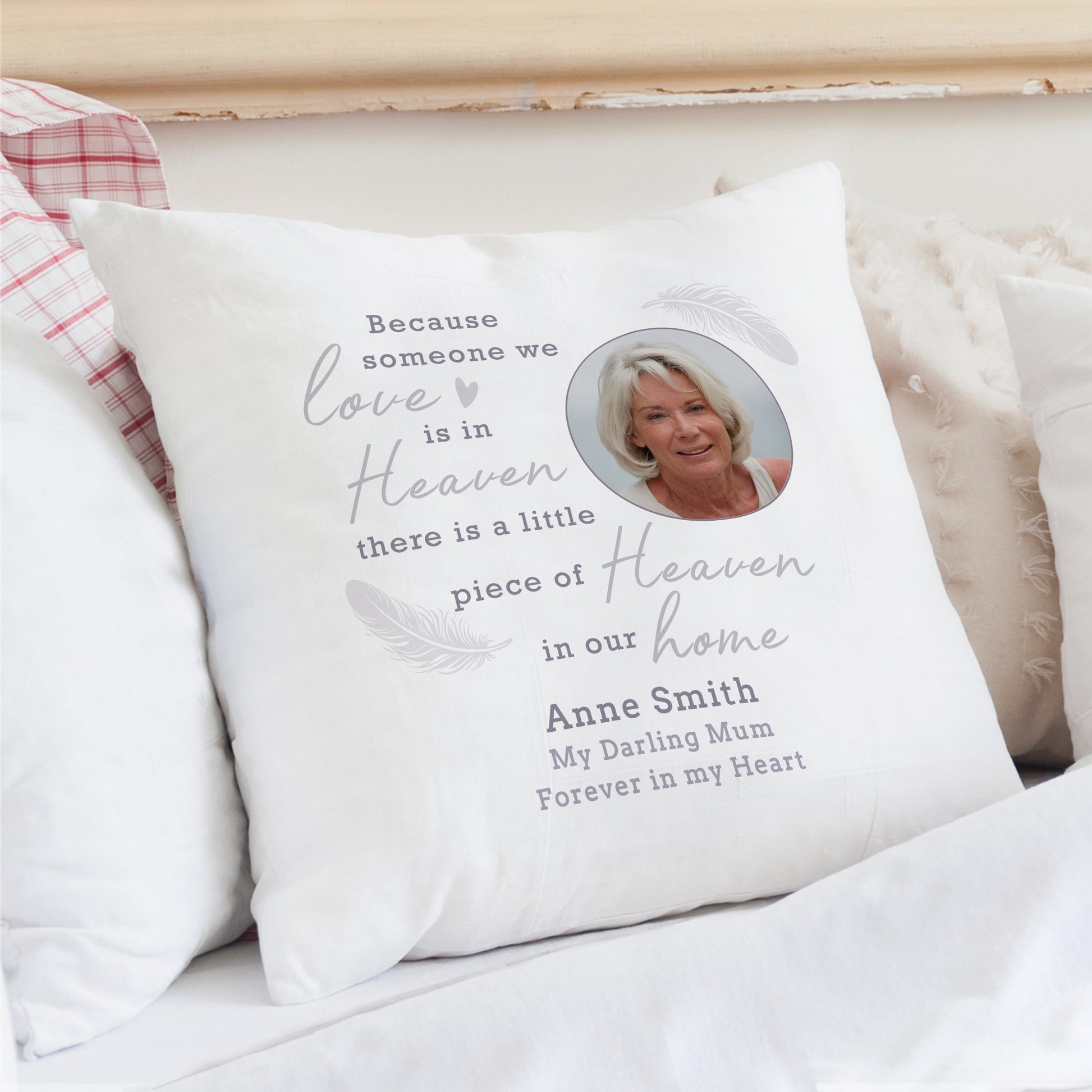Personalised Memorial Photo Upload Cushion - image 2