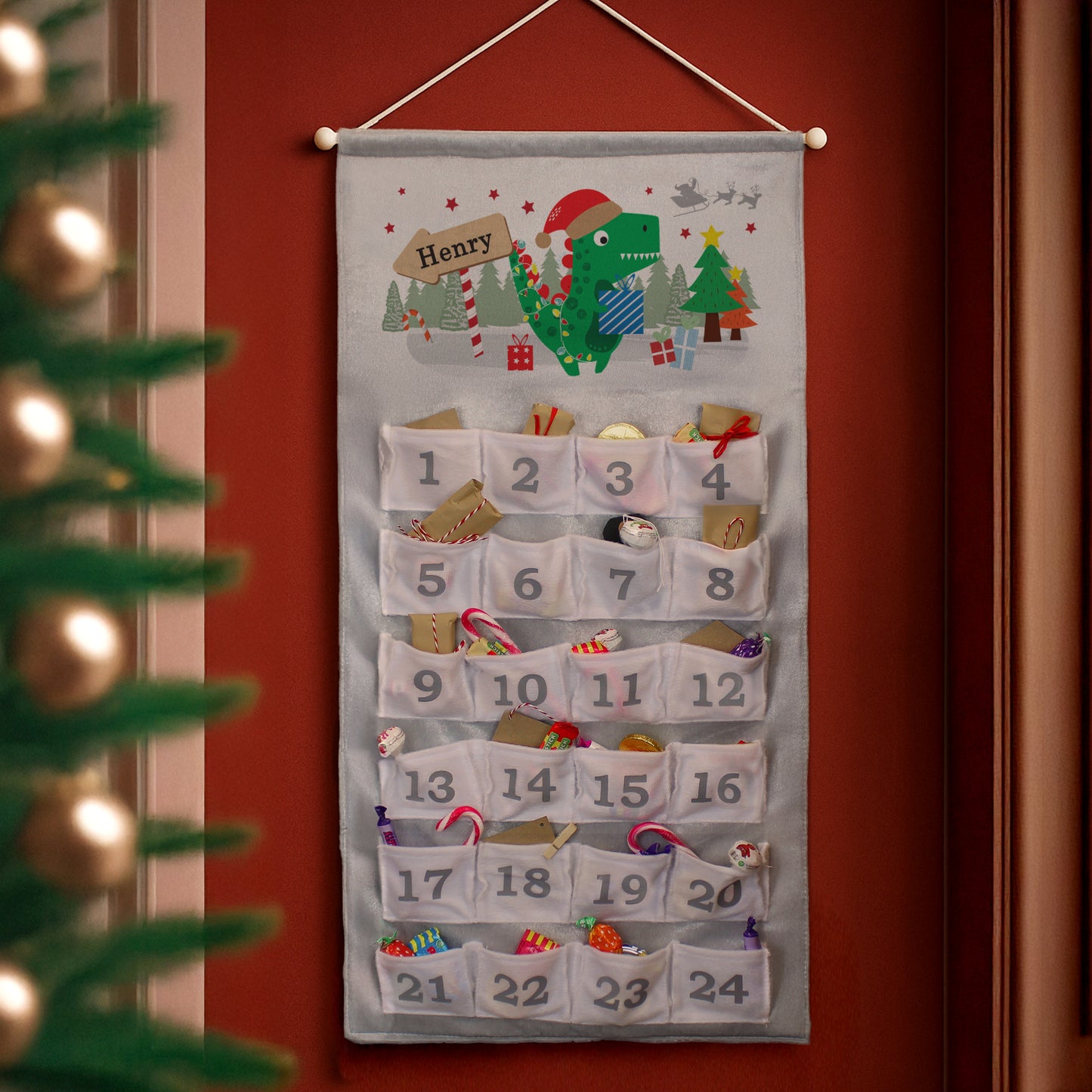 Personalised Dinosaur Advent Calendar from Heartfelt Gifts