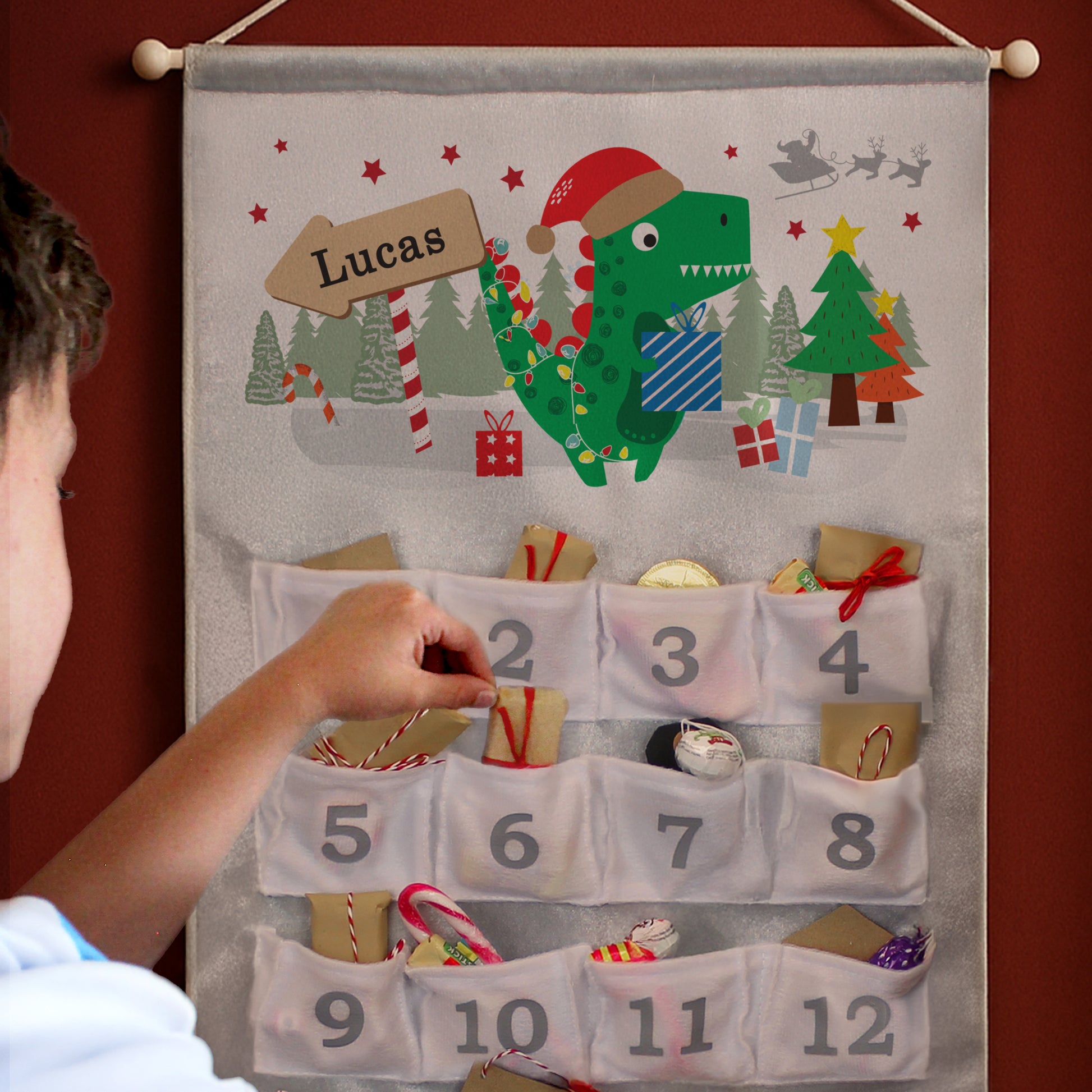 Personalised Dinosaur Advent Calendar - image 2