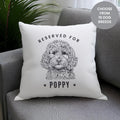 Personalised Reserved For Dog Breed Cushion from Heartfelt Gifts