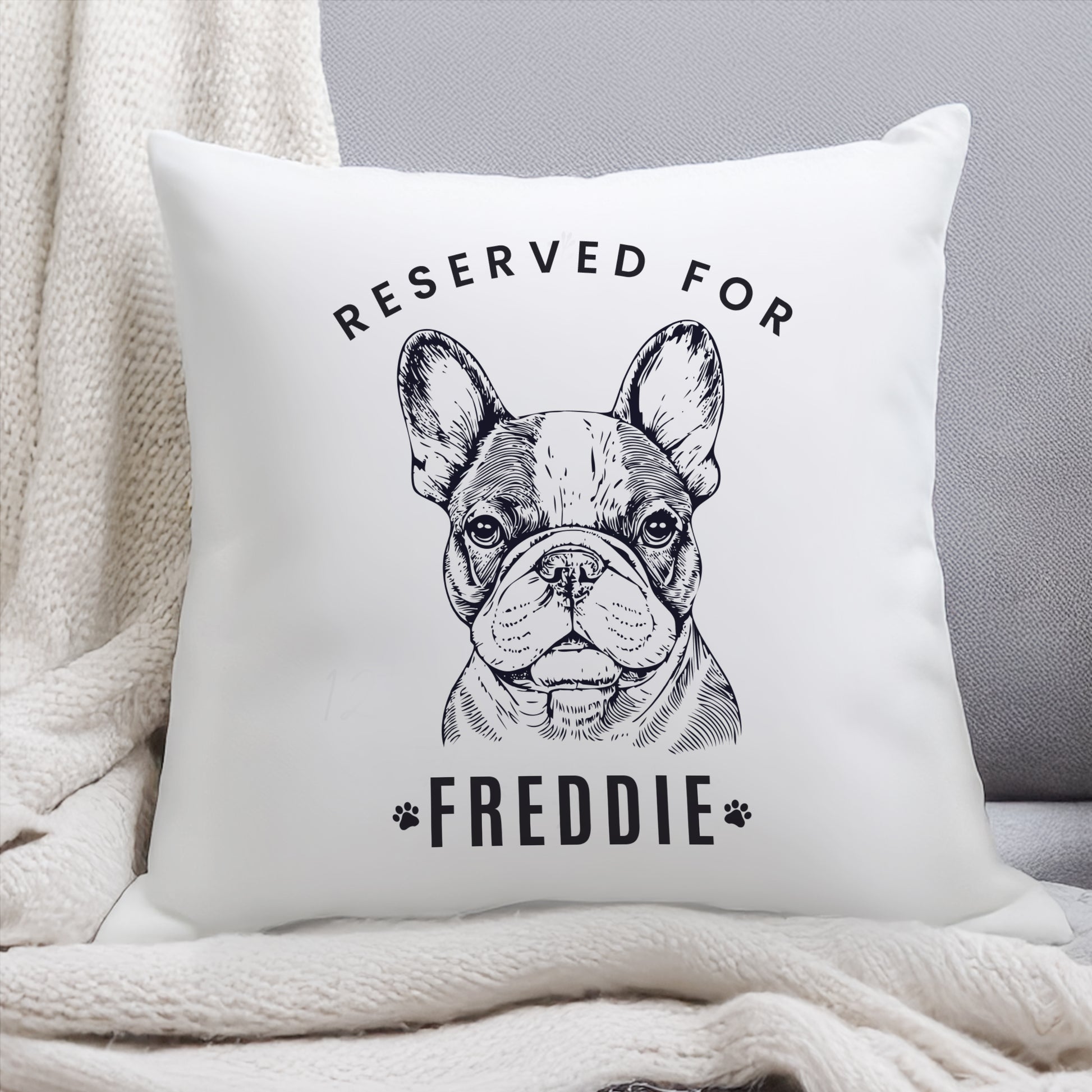 Personalised Reserved For Dog Breed Cushion - image 6