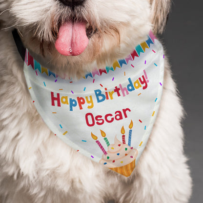Personalised Happy Birthday Dog Bandana - image 3