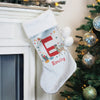 Personalised Initial Reindeer Christmas Stocking – Children's Christmas Gift