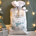 Personalised Polar Bear Christmas Sack – Children's Christmas Gift