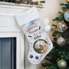 Personalised Photo Upload Dog Christmas Stocking – Dog Owner Christmas Gift