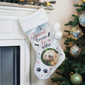 Personalised Photo Upload Dog Christmas Stocking – Dog Owner Christmas Gift
