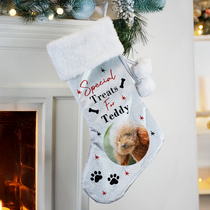 Personalised Photo Upload Dog Christmas Stocking – Dog Owner Christmas Gift - image 3