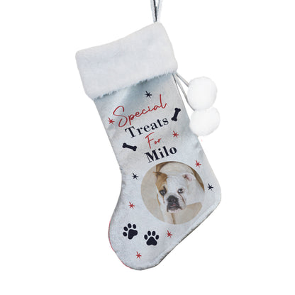 Personalised Photo Upload Dog Christmas Stocking – Dog Owner Christmas Gift - image 4