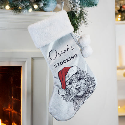 Personalised Dog Breed Christmas Stocking – Dog Lover Christmas Gift - image 3