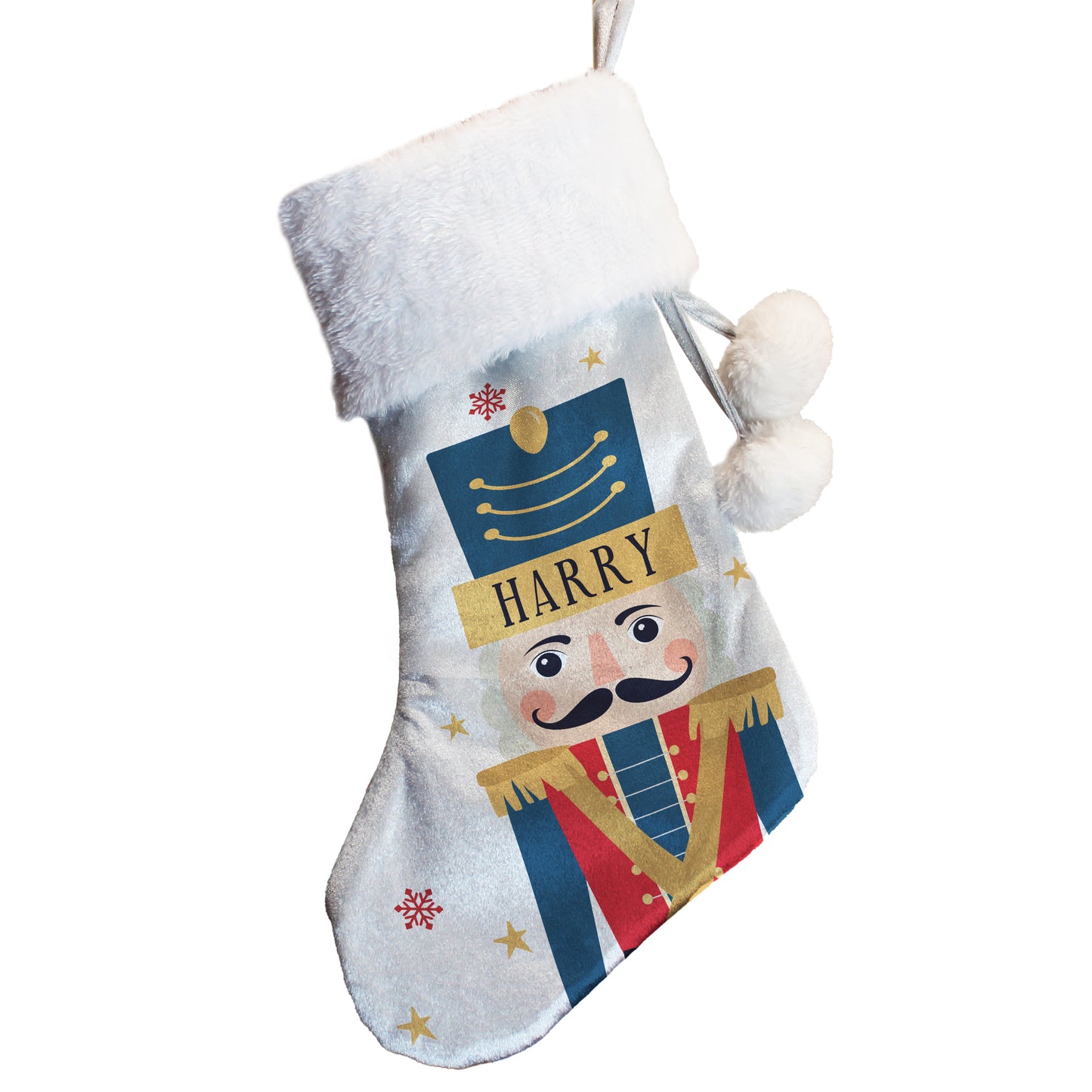 Personalised Nutcracker Christmas Stocking – Children's Christmas Gift - image 4