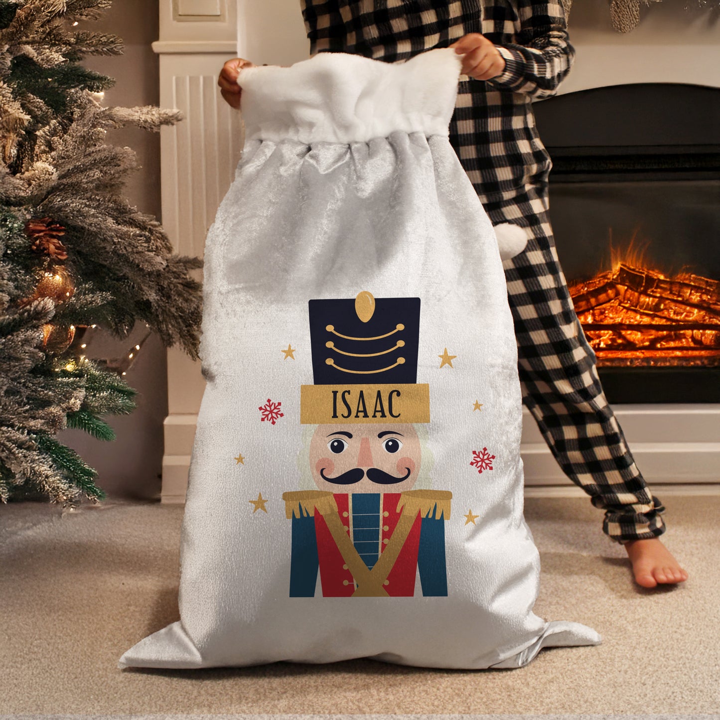 Personalised Nutcracker Christmas Sack – Children's Christmas Gift - image 3