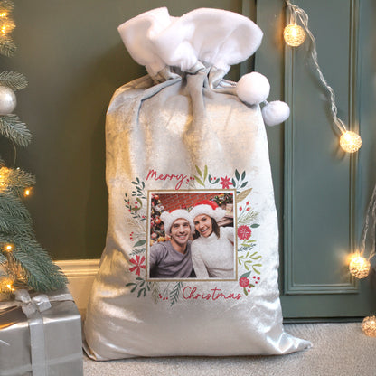 Personalised Photo Upload Christmas Sack – Unique Children's Christmas Gift