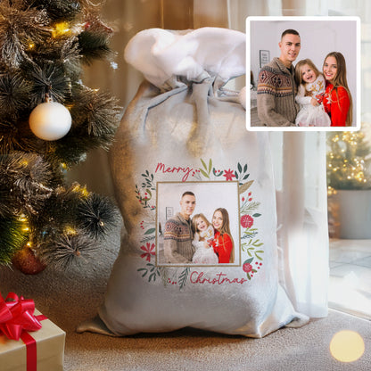 Personalised Photo Upload Christmas Sack – Unique Children's Christmas Gift - image 2