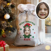 Personalised Photo Upload Elf Christmas Sack – Unique Children's Christmas Gift