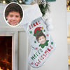 Personalised Photo Upload Elf Christmas Stocking – Unique Children's Gift