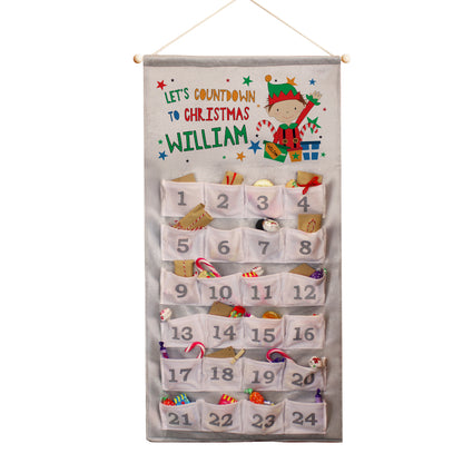 Personalised Christmas Elf Advent Calendar – Children's Christmas Countdown - image 5