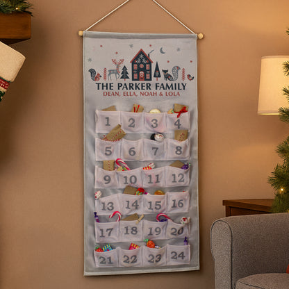 Personalised Christmas Home Advent Calendar – Christmas Countdown Gift - image 3
