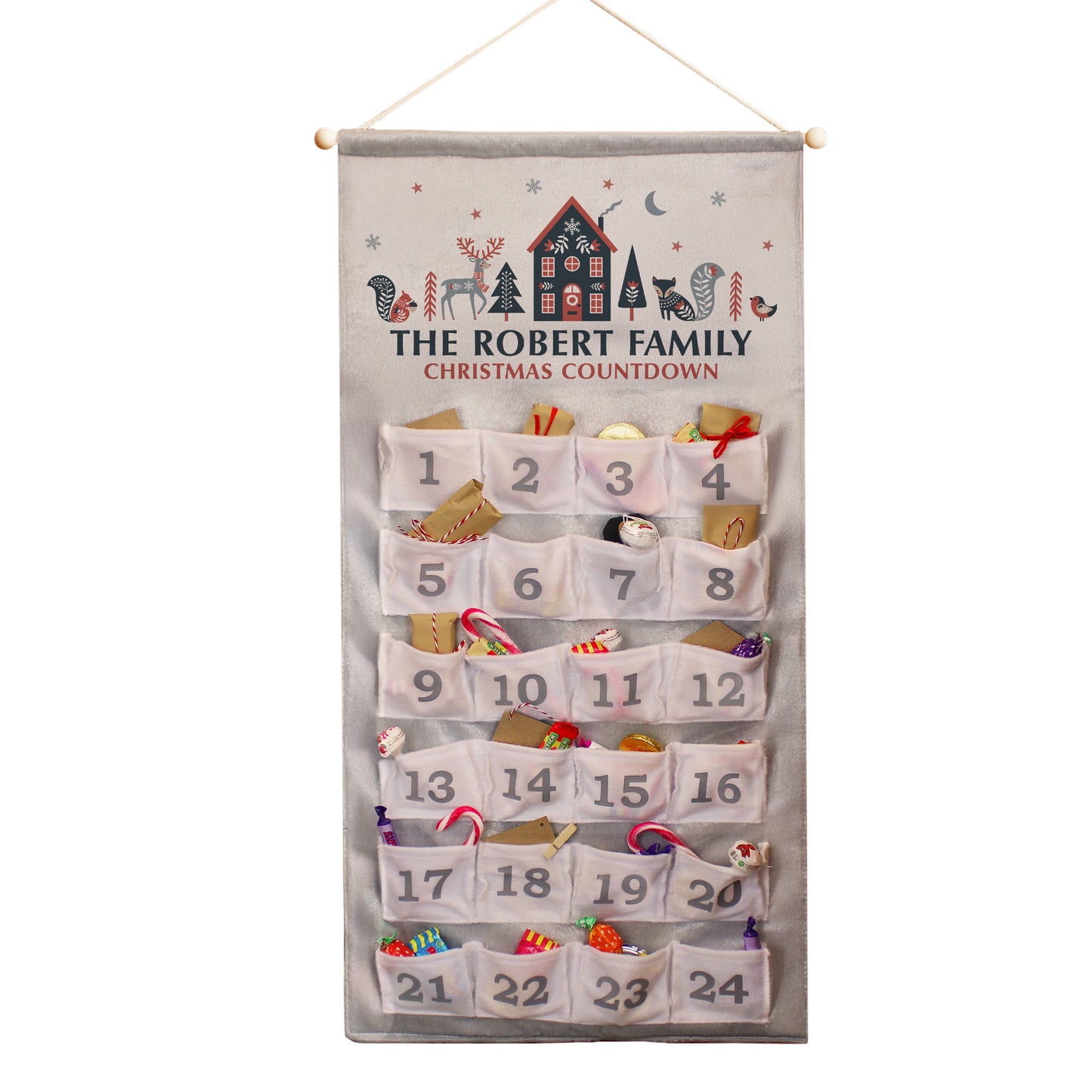 Personalised Christmas Home Advent Calendar – Christmas Countdown Gift - image 5