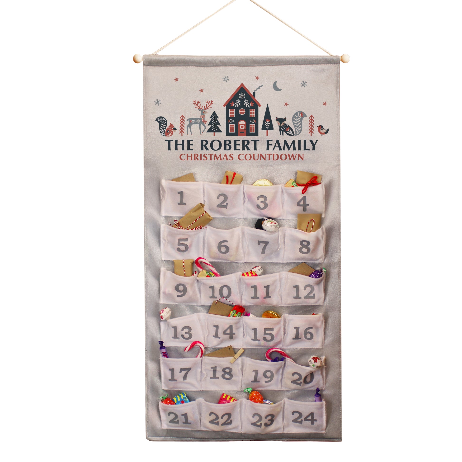 Personalised Christmas Home Advent Calendar – Christmas Countdown Gift - image 5
