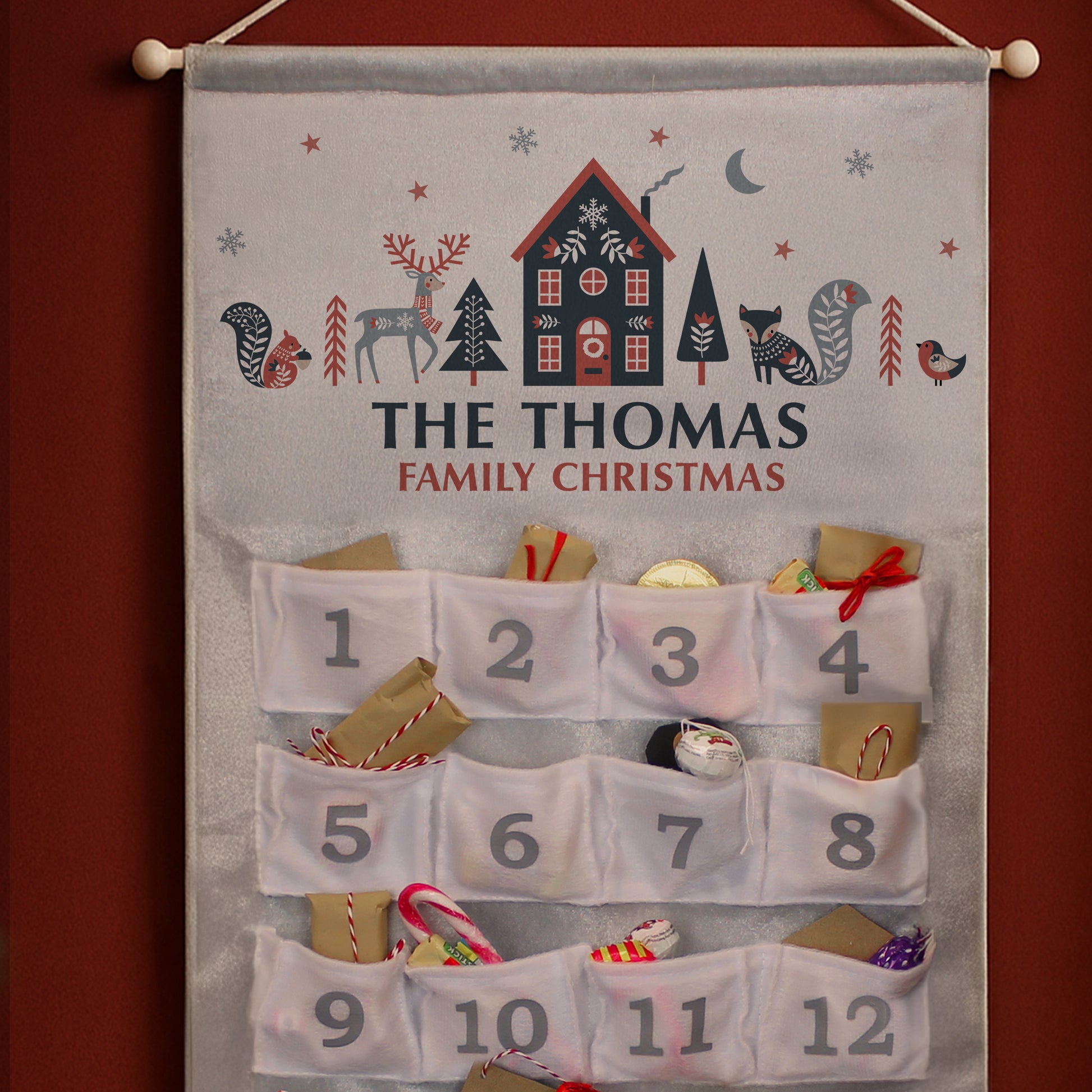 Personalised Christmas Home Advent Calendar – Christmas Countdown Gift - image 6