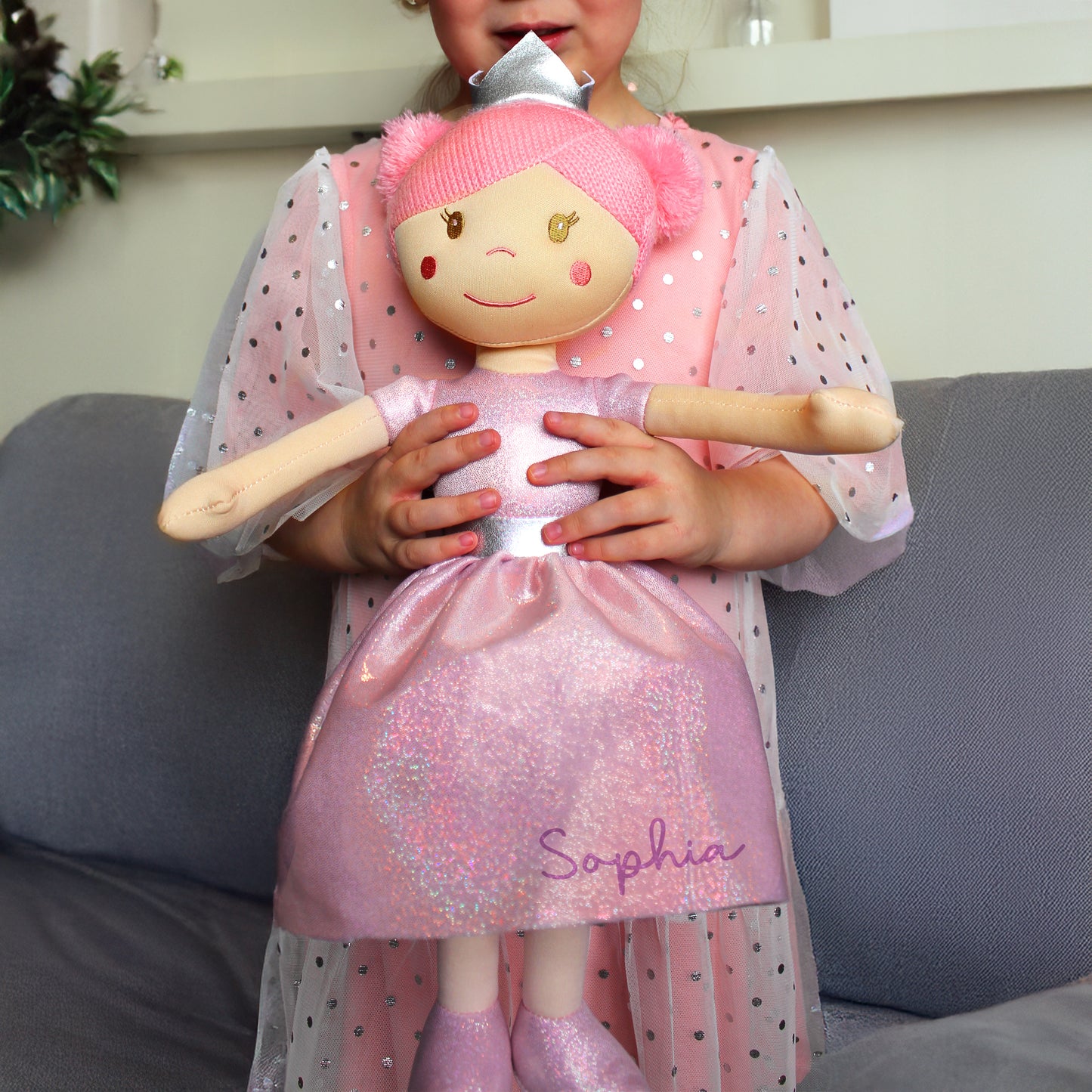 Personalised Princess Rag Doll – Birthday Christmas Gift for Girls - image 2