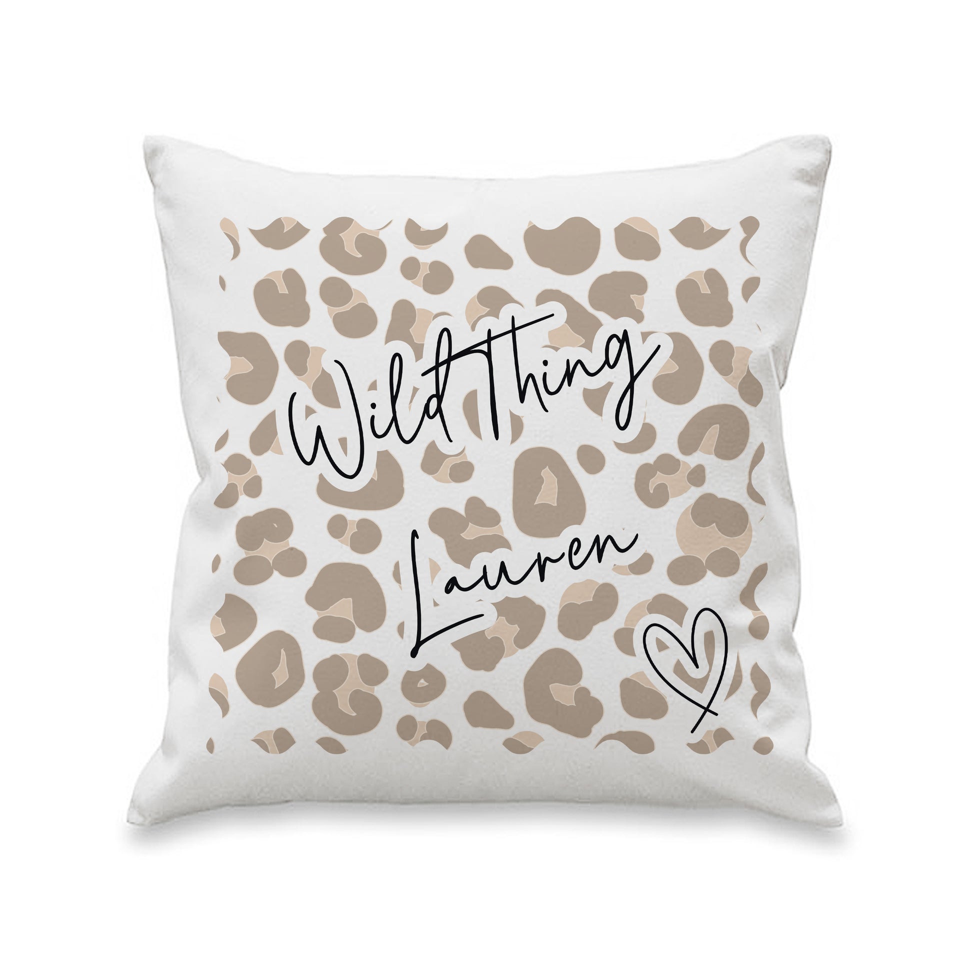 Personalised Leopard Print Cushion – Birthday Gift for Her - image 5